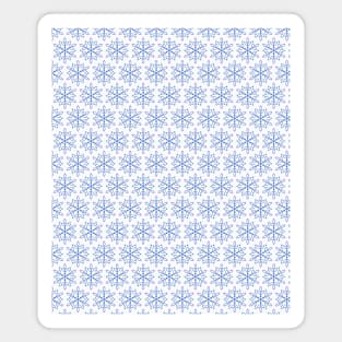 Cool Snowflakes Dotted Pattern Magnet